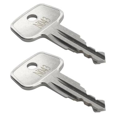 Imagem de VIDABTE N043 Chave de substituição de rack de teto Thule, chave de substituição de rack de carro Thule, chaves de substituição para esqui Thule, teto, caixa de carga, suportes de transporte e barras