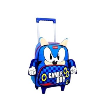 Imagem de Mochila Rodinha Baby Escolar Menino Menina Varios Personagens (Sonic)