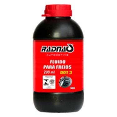 Imagem de Fluido Freio Dot3 200ml - Radnaq - 6 Unidades