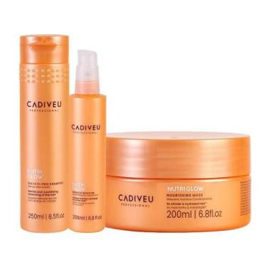 Imagem de Kit Cadiveu Pro Nutri Glow Nutrição-Booster E Sh E Másc - Cadiveu Prof