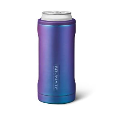 Imagem de BrüMate Hopsulator Slim Can Cooler Isolado para latas finas de 355 ml | Suporte para bebidas de aço inoxidável com isolamento de latas skinny para seltzer rígido, cerveja, refrigerante e bebidas