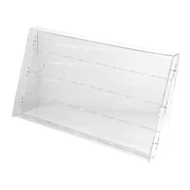 Imagem de ＫＬＫＣＭＳ Desafio Specie Display Caso Medalha Caixa de Sombra Organizador Display Stand Acrílico Specie Titular para Badges Broches Collectibles, Branco