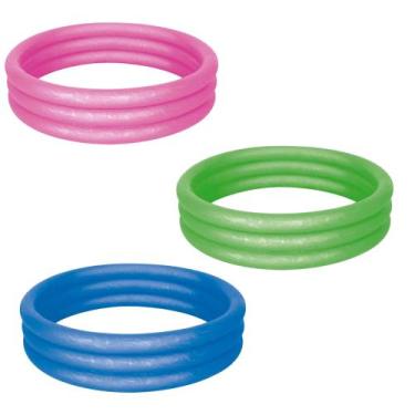 Imagem de Banheira Inflável Infantil ou Bebê Sortida 130L 1 Metro até 3 anos MOR