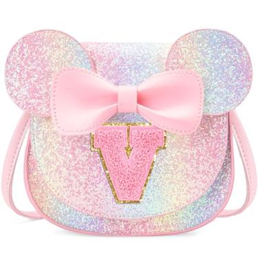 Imagem de OYLOLA Presentes de aniversário para meninas de 3, 4, 5, 6, 7 e 8 anos, bolsa infantil para meninas pequenas, presente para meninas, Cor rosa