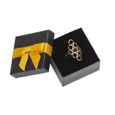 Imagem de Anel Banhada Ouro 18k Anita Feminino Regulável - Ibiza, 12 Meses