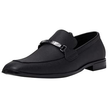 Imagem de GUESS Sapato Oxford Masculino Handy, Saffiano preto, 10.5