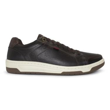 Imagem de Sapatênis de Couro Ferracini Masculino Vox Chocolate/natural/gelo 8051-617g-37