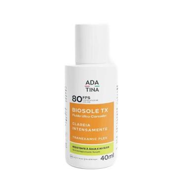 Imagem de Ada Tina Biosole TX FPS 80 - Protetor Solar Fluido Ultraclareador 40ml