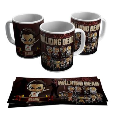 Imagem de Caneca The Walking Dead Personagem Glenn Zumbi 325ml