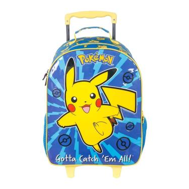 Imagem de Mochila Com Rodas Pikachu Pokemon X1 - Xeryus 13610