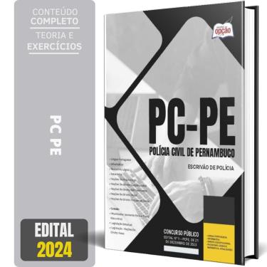 Imagem de Apostila Concurso Pc Pe 2024 - Escrivão De Polícia