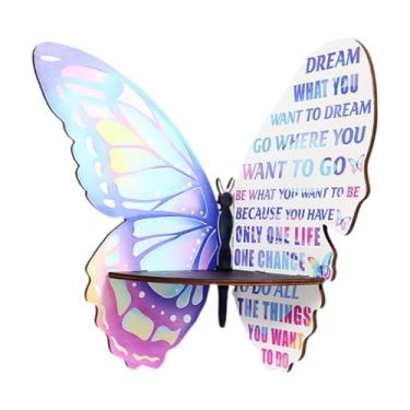 Imagem de SiaBiced Plataforma de canto de madeira de madeira para rack Plante de parede da parede da parede do quarto para o quarto infantil, 23.5cmx25cm