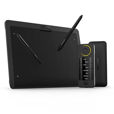 Imagem de XENCELABS Mesa digitalizadora sem fio de 12" com teclas de atalho e 2 canetas sem bateria para Windows/Mac OS/Linux, preta