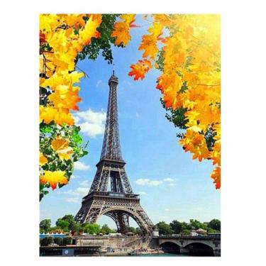 Imagem de Artesanato Pintura Diamante Diy 30X40 - EIFFEL FLORIDA - PPSHOP