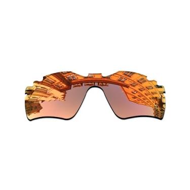 Imagem de Vonxyz Substituição para óculos de sol Oakley Radar Path – Várias opções, Peach Gold Polarized, 0