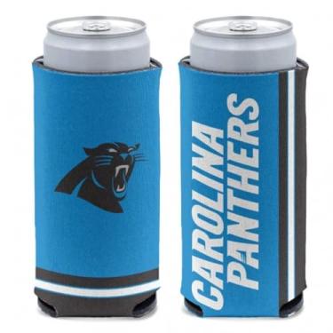 Imagem de WinCraft NFL Carolina Panthers Slim Can Cooler, Cores de equipe, Tamanho único