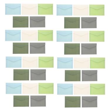 Imagem de jojofuny 50 Envelopes Coloridos: Envelopes Coloridos Para Cartões De Felicitações Para Aniversários Casamentos Chás De Bebê Formaturas E Convites Para Festas