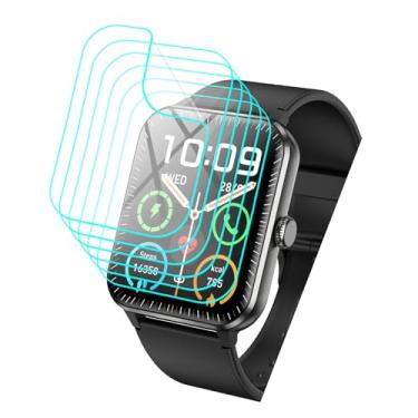 Imagem de Futanwei [Pacote com 6] Película protetora de tela para relógio inteligente Blackview 2025 R50Pro de 4,7 cm [compatível com capas] [antiarranhões] [livre de bolhas] protetor de tela para smartwatch