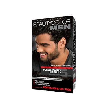 Imagem de BEAUTYCOLOR MEN Tonalizante Capilar em Gel Castanho Escuro – Ação Gradual, Sem Amônia,...