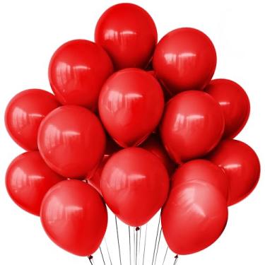 Imagem de KatchOn, Red Latex Balloons Set - Large, Pack of 150 | Red Balloons Garland Kit For Graduation Decorations 2025, Carnival Decorations, Birthday Decoration, Prom Decoration