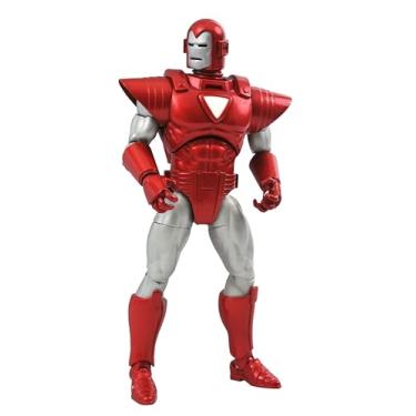 Imagem de DIAMOND SELECT TOYS Marvel Select: Silver Centurion Iron Man Action Figure, Multicolor