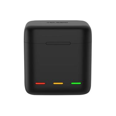 Imagem de Carregador Triplo Preto para GoPro 9, 10 e 11 Black - Telesin