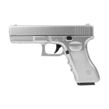 Imagem de Pistola De Airsoft Vg Gk-v20 Silver Metal Mola 6mm