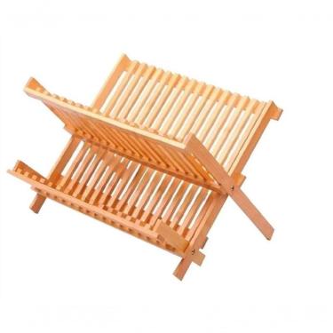 Imagem de Escorredor De Pratos Em Bambu 46x34cm