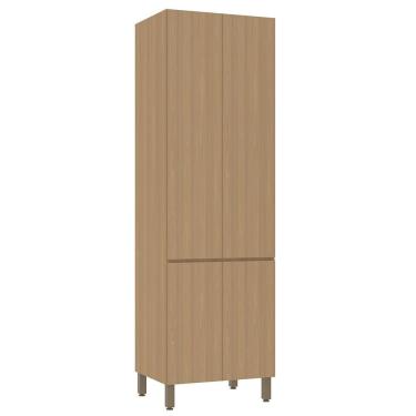 Imagem de Paneleiro Duplo 70cm 4 Portas Slim Luciane Móveis Freijó-freijó Brasil