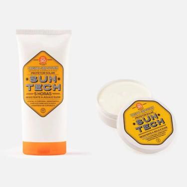 Imagem de Kit 2 Protetores Solar Esportivo Incolor 5H Duração 30FPS 255g Suntech