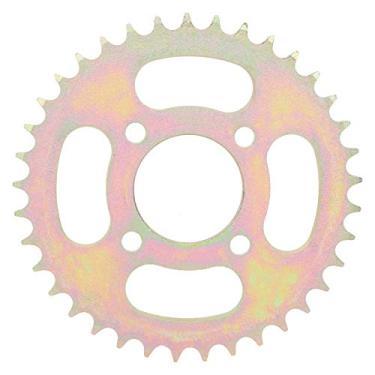 Imagem de 37 Dentes Corrente da roda da roda da roda de aço Substituição de manivela pesada à prova de ferrugem durável para triciclo de bicicleta de sujeira de kart de triciclo elétrico