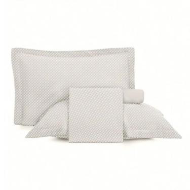 Imagem de Jogo de Cama Casal 4 Peças Altenburg Toque Acetinado Slim Bege Porcela