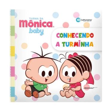 Imagem de Livro De Pano Turma Da Mônica Baby - Conhecendo A Turminha