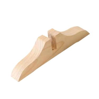 Imagem de Bothyi Suporte de painel de tela de privacidade de madeira para divisórias de ambientes, base de suporte de painel de sala para escritório, casa e banheiro, Verniz Madeira