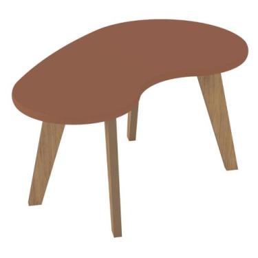 Imagem de Mesa de Centro Retrô Ibaiti Terracota Carvalho - CASA H