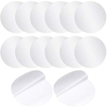 Imagem de Outus Kit autoadesivo de reparo de piscinas, remendo de reparo de plástico, vinil para piscinas acima do solo, barcos infláveis (12 peças, 6 x 6 cm)