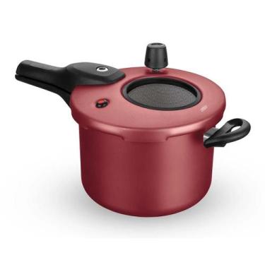 Imagem de Panela de Pressão Cereja 4,5 Litros Visor Superior e Fecho externo 660