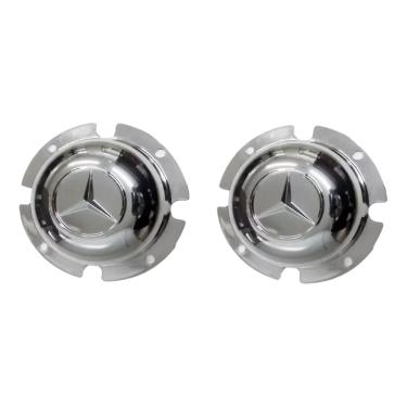 Imagem de Capa Sobre Tampa Cromada Cubo Dianteiro Mb Axor Par 2pcs