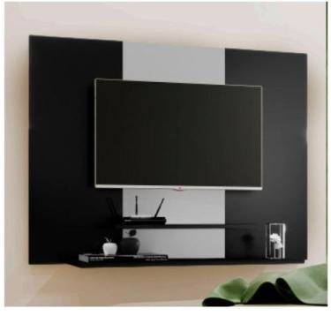 Imagem de Painel para Tv até 50 Polegadas Talento com 2 Prateleiras 91x120cm - M