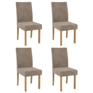 Imagem de Kit 4 Cadeiras para Sala de Jantar Elegance - Sonetto Móveis