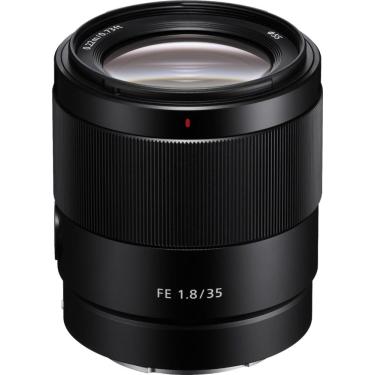 Imagem de Sony - Lente grande angular 35mm f/1.8 FE para câmeras selecionadas de montagem E - Preto-SEL35F18F