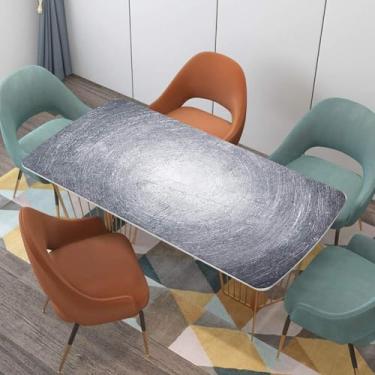 Imagem de Toalha De Mesa De Pvc Retrô, Imitação De Mármore Grão De Vidro Macio Plástico à Prova D'água à Prova De óleo Tapete De Mesa De Centro Para Sala De Estar Doméstica, 8, 70x70cm