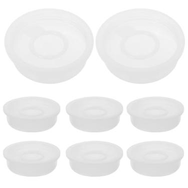 Imagem de PRETYZOOM 10 tampas de vedação de parafuso de plástico para tambor de água hermético para armazenamento de produtos químicos e tinta, alimentos para animais de estimação, capas de balde de ração para