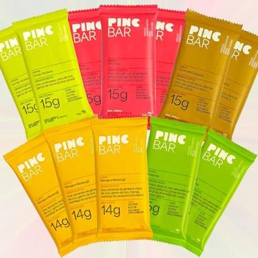 Imagem de PincBar MIX de FRUTAS 5 SABORES 12 unidades - Barra de Proteína Sem Açúcar 50g
