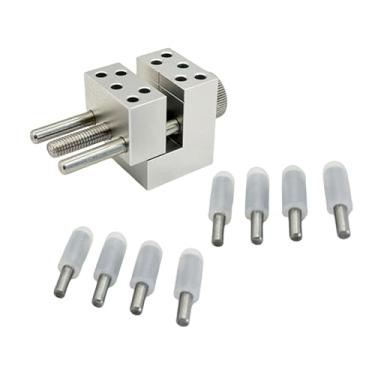 Imagem de Stgfyxgs Morsa de, Braçadeira de Pequena, Abridor de Caixa de Relógio, Morsa de Profissional em Miniatura, Ferramenta de Reparo de Escu, 8 Haste de Fixação, Tamanho real