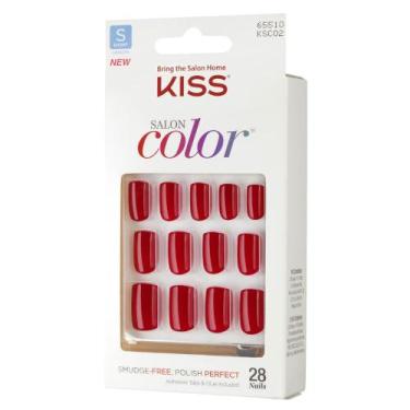 Imagem de Salon Color New Girl First Kiss - Unhas Postiças - Kiss NY, 1 Un