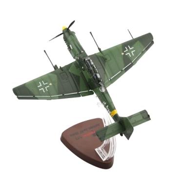 Imagem de TECKEEN Alloy German Stuka Junkers Ju-87G1 Dive Bomber Aircraft Model 1:72 Simulation Science Exhibition