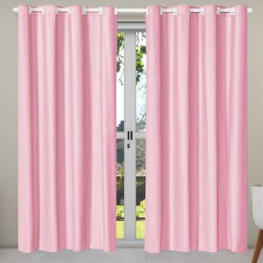 Imagem de Cortina Blackout 2,20m x 1,30m Blecaute Corta 100% A Luz para Sala Qua