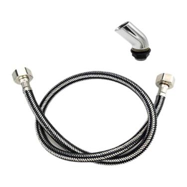 Imagem de Ioensy Conector de mangueira de suporte de chuveiro de fácil instalação, para cabeleireiro, ferramenta, suporte de braço de chuveiro de mão para lavatório de