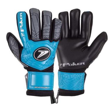 Imagem de Luva de Goleiro Profissional Poker Ortho Vulcan III com talas, Ch, Cel